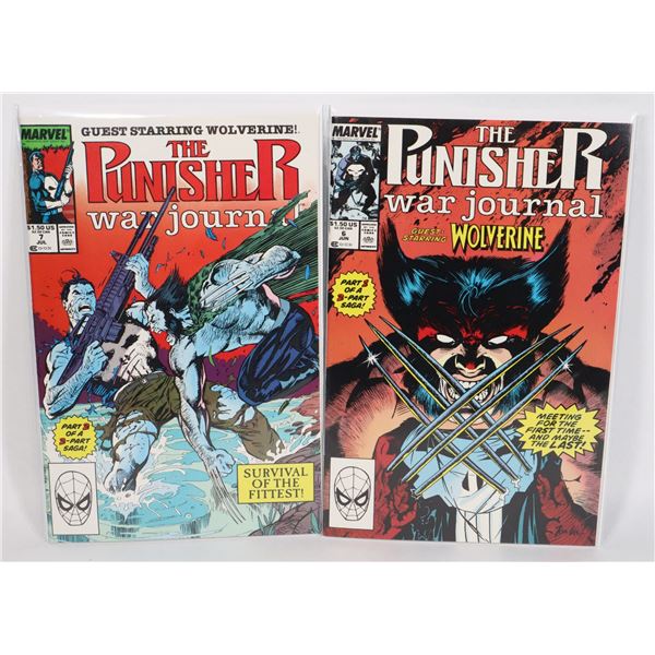 #1499 MARVEL COMICS PUNISHER WAR JOURNAL #6-#7