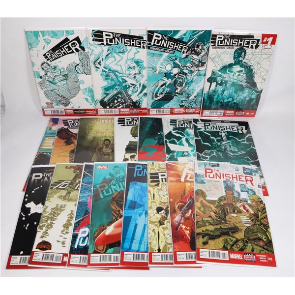 #1502 MARVEL COMICS THE PUNISHER #1-#20 COMPLETE
