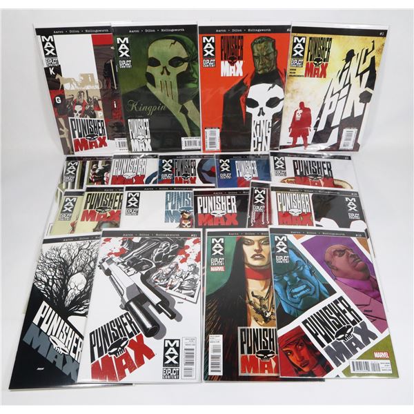 #1505 MARVEL PUNISHER MAX KINGPIN #1-#6, 8,11-22