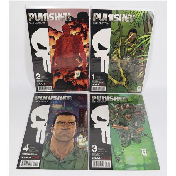 #1507 MARVEL MAX PUNISHER THE PLATOON #1-#4 2017