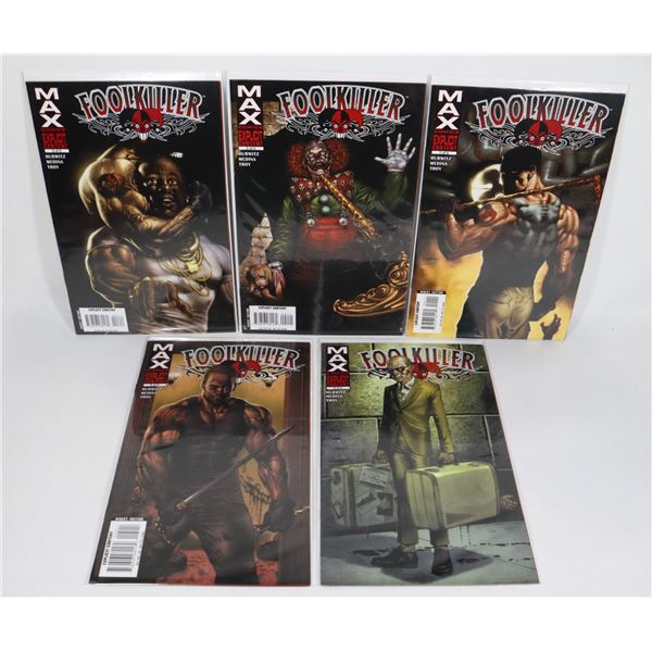 #1510 MARVEL MAX FOOLKILLER #1-#5 COMPLETE 2007