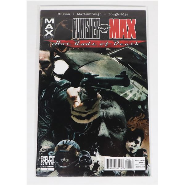 #1520 MARVEL PUNISHER MAX HOT RODS OF DEATH ONE