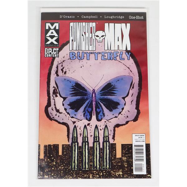 #1521  MARVEL PUNISHER MAX BUTTERYFLY ONE SHOT