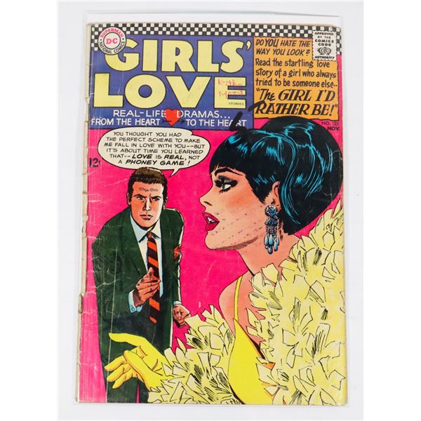 #1622 DC DETECTIVE COMICS GIRLS LOVE #123 WORN