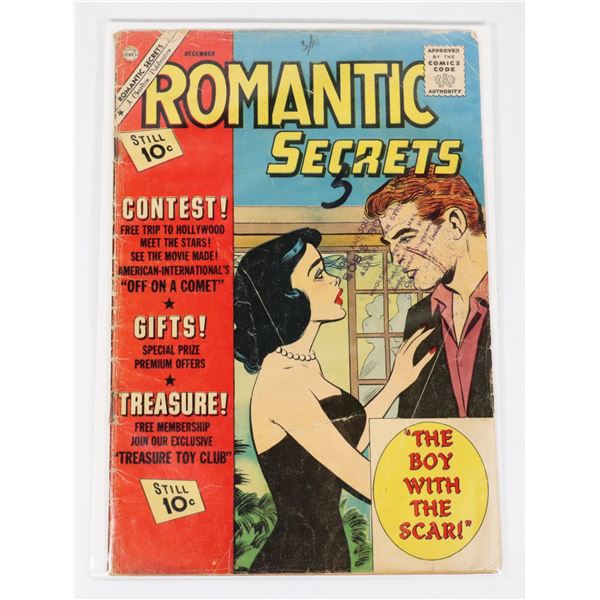 #1624 CHARLTON COMICS ROMANTIC SECRETS 1961 DEC