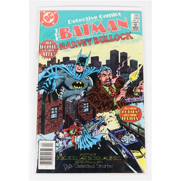 #1639 DC DETECTIVE COMICS #549 APRIL 1984 BATMAN