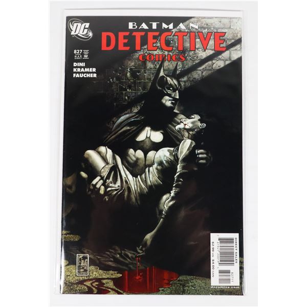 #1651 DC BATMAN DETECTIVE COMICS #827 MAR 2007