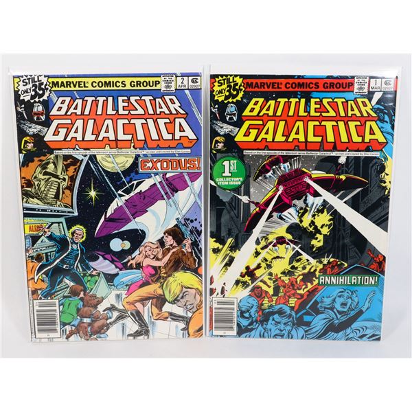 #1869 MARVEL COMICS BATTLESTAR GALACTICA #1-#2