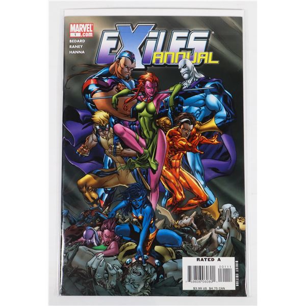 #1875 MARVEL COMICS EXILES ANNUAL #1 2007