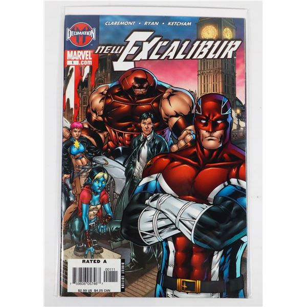 #1882 MARVEL COMICS NEW EXCALIBUR #1 2006