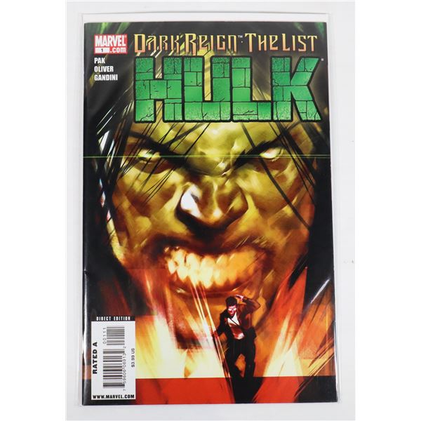 #1887 MARVEL COMICS DARK REIGN  LIST HULK #1 2009