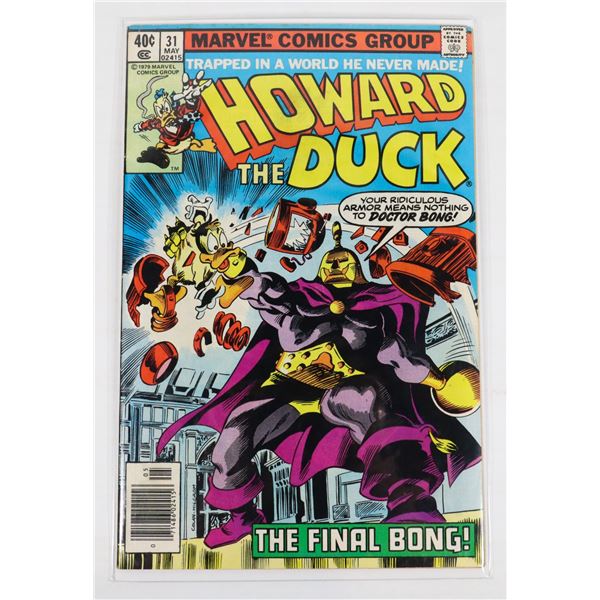 #1939 MARVEL COMICS HOWARD THE DUCK #31 1979