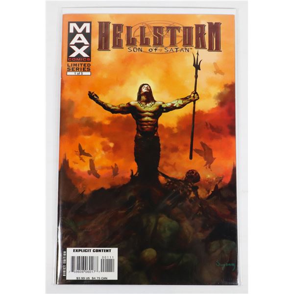#1960 MAX COMICS HELLSTORM SON OF SATAN #1 2006