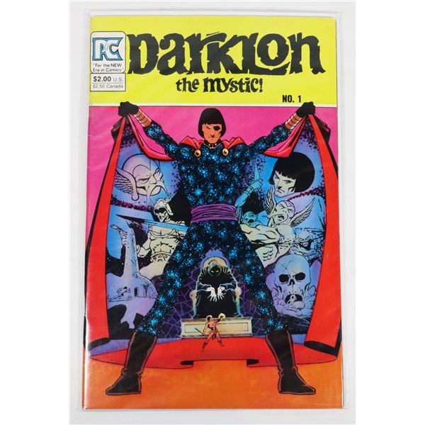 #1972 PC COMICS DARKLON THE MYSTIC! #1 1983 WORN