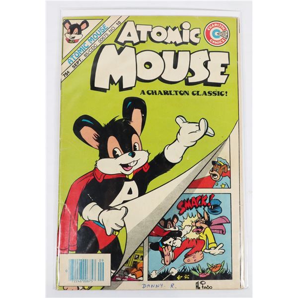 #1973 CHARLTON COMICS ATOMIC MOUSE #10 WORN