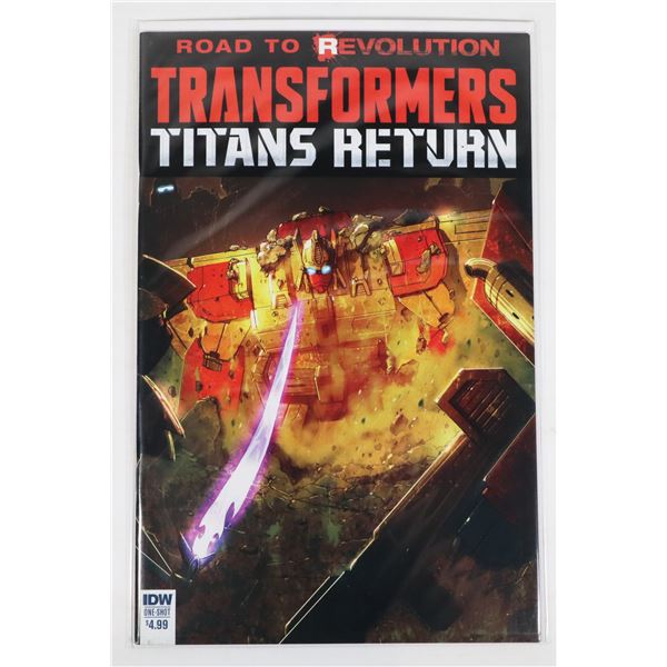#1985 IDW COMICS TRANSFORMERS TITANS RETURNS #1