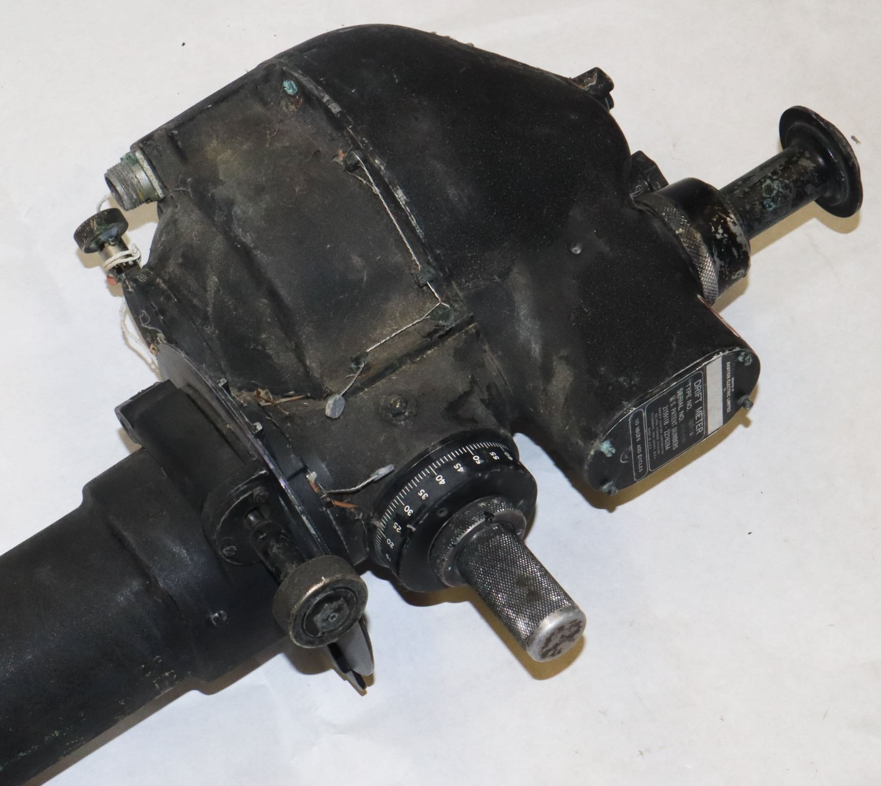 WW2 AMERICAN AIRCRAFT BOMBER DRIFT METER DEVICE
