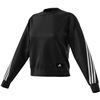 Image 1 : NEW ADIDAS WOMENS 2XLT 3STRIPES CREW SWEATSHIRT