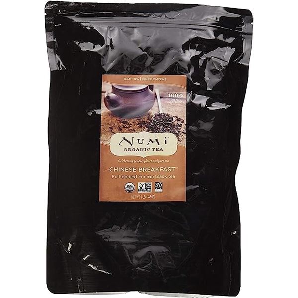 NEW NUMI 1 LB ORGANIC BLACK TEA CHINESE BREAKFAST