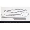 Image 1 : NEW ANTIQUE GREY 4PC HAIR TOOLS SET