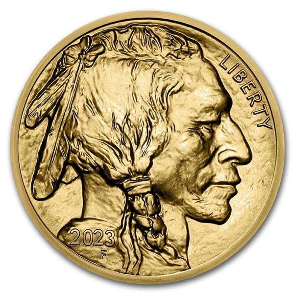 (10) 2023 American .9999 Gold 1 ozt Buffalo