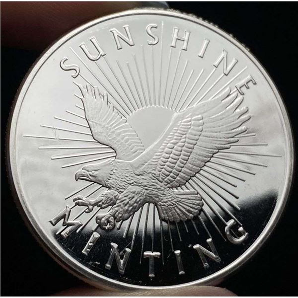 Sunshine Minting Eagle Proof 1 ozt .999 Silver
