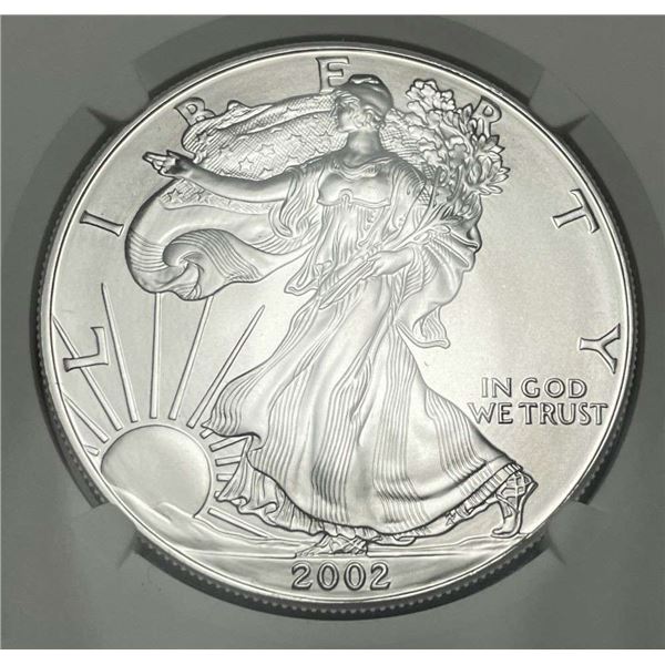 2002 American Silver Eagle NGC MS69