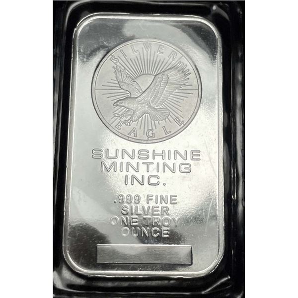Sunshine Minting Inc. Eagle 1 ozt .999 Silver Bar