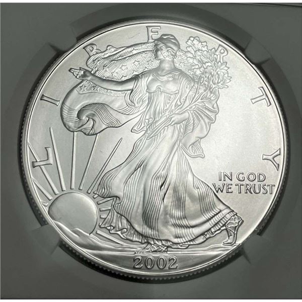 2002 American Silver Eagle NGC MS69