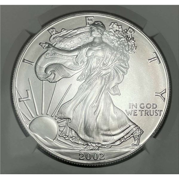 2002 American Silver Eagle NGC MS69