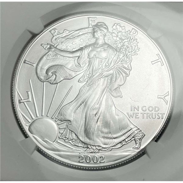 2002 American Silver Eagle NGC MS69