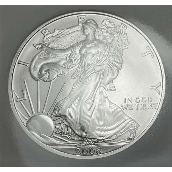 2006 American Silver Eagle NGC Gem Uncirculated First Strikes