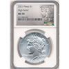 Image 3 : 2021 Peace Silver Dollar NGC High Relief MS70