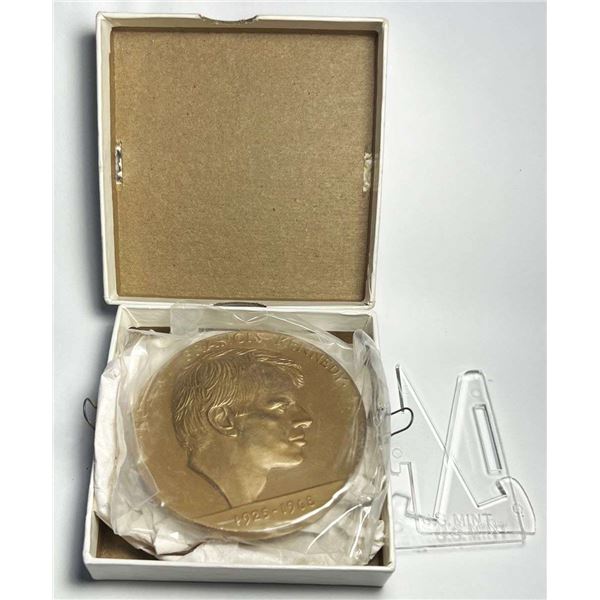 1925-1968 U.S. Mint Robert Francis Kennedy "Make Gentle The Life Of The World" Display Medal
