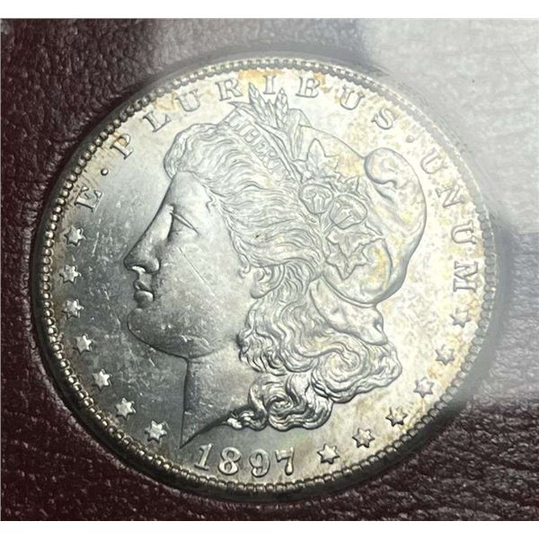 1897-S Morgan Silver Dollar MS65 Redfield Collection