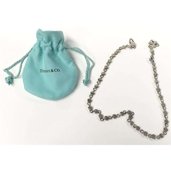 Tiffany & Co. Heart Link Necklace .925 Sterling Silver