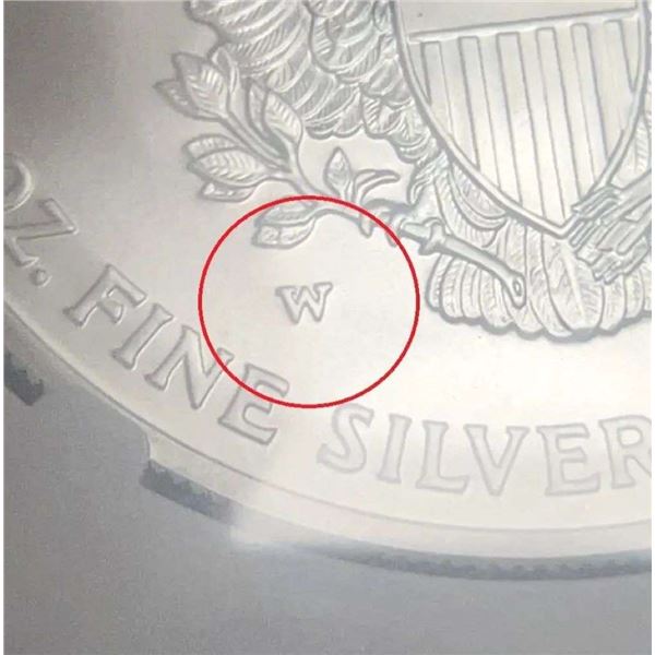 2013-W American Silver Eagle NGC Reverse PF69