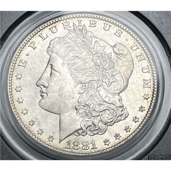 1881-S Morgan Silver Dollar PCGS MS65