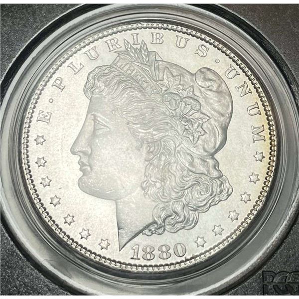 1880-S Morgan Silver Dollar PCGS MS65 OGH