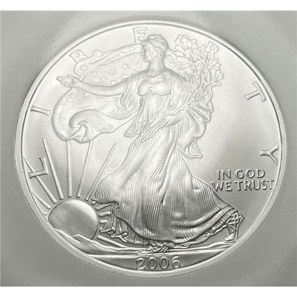 2006 American Silver Eagle NGC Gem Uncirculated First Strikes