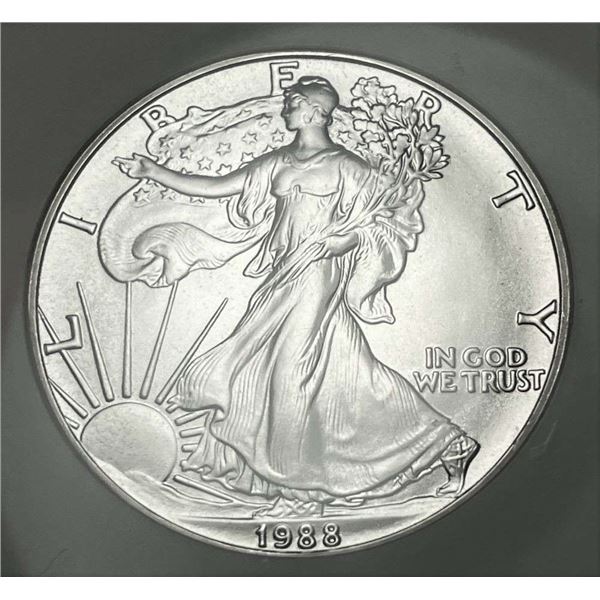 1988 American Silver Eagle NGC MS69