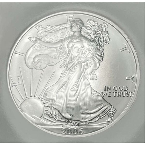 2006 American Silver Eagle NGC Gem Uncirculated First Strikes