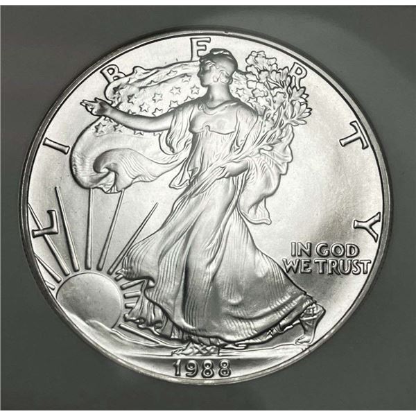 1988 American Silver Eagle NGC MS69