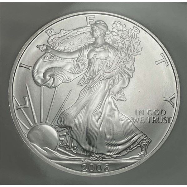 2006 American Silver Eagle NGC Gem Uncirculated First Strikes