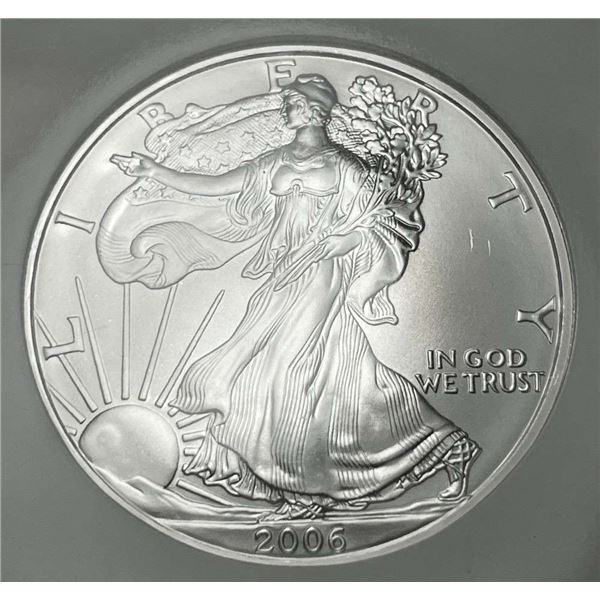 2006 American Silver Eagle NGC Gem Uncirculated First Strikes