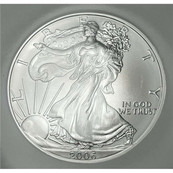 2006 American Silver Eagle NGC Gem Uncirculated First Strikes