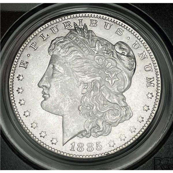 1885-O Morgan Silver Dollar PCGS MS64 OGH
