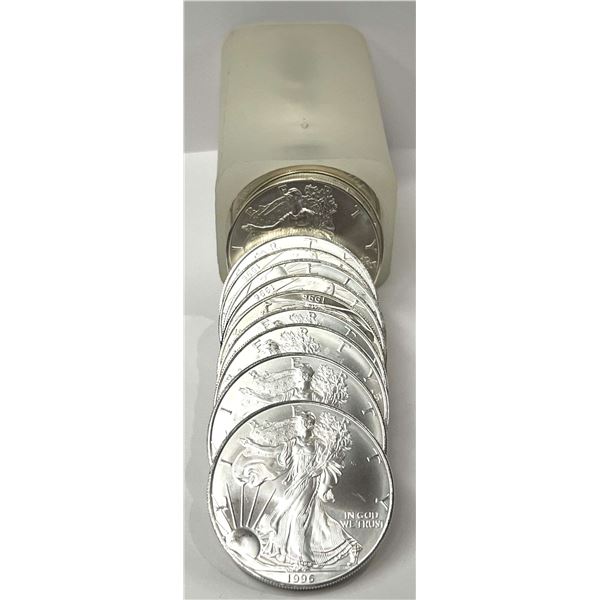 Original Treasury Roll (20-coins) 1996 American Silver Eagle