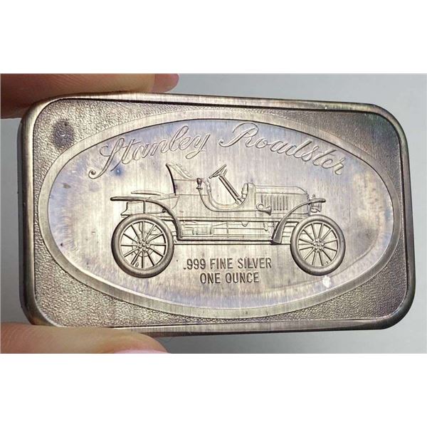 Toned Stanley Roadster 1 ozt .999 Silver Bar