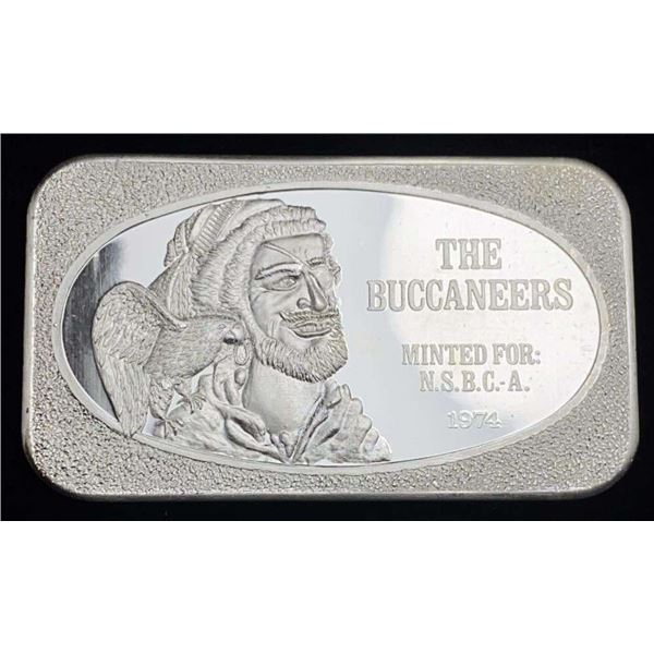 1974 The Buccaneers United States Silver Corporation 1 ozt .999 Silver